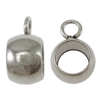 Stainless Steel Bail Bead, original color Approx 2mm,5mm 