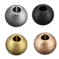 Edelstahl Perlen, Trommel, plattiert, keine, 6x8x8mm, Bohrung:ca. 3mm, verkauft von PC