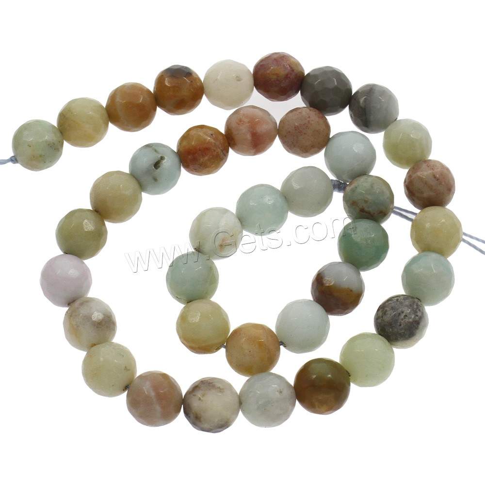 Amazonite Beads, faceted, Length:Approx 15.5 Inch, Sold By Strand