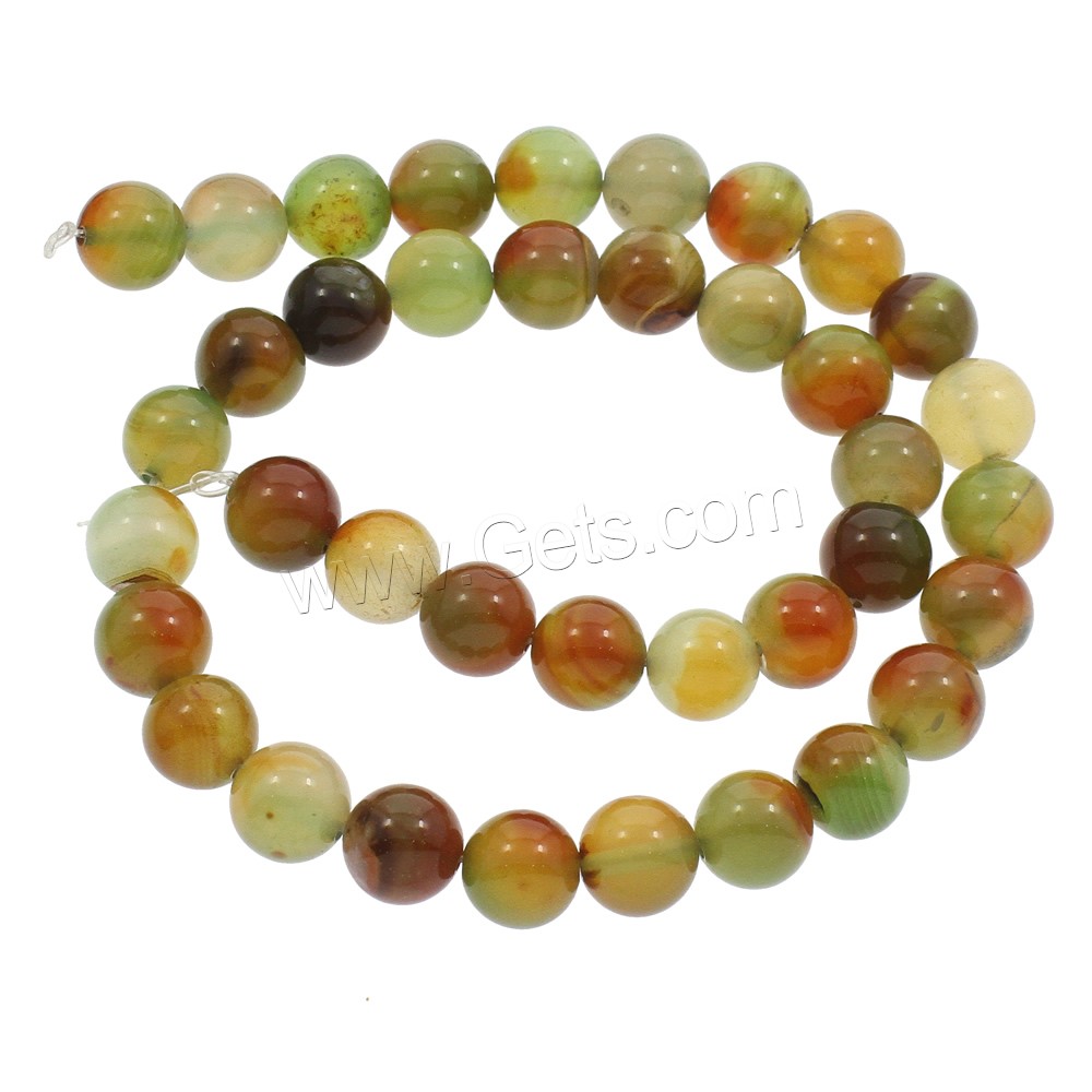 Natural Malachite Agate Beads, Round, different size for choice, Hole:Approx 1mm, Length:Approx 15.5 Inch, Sold By Strand