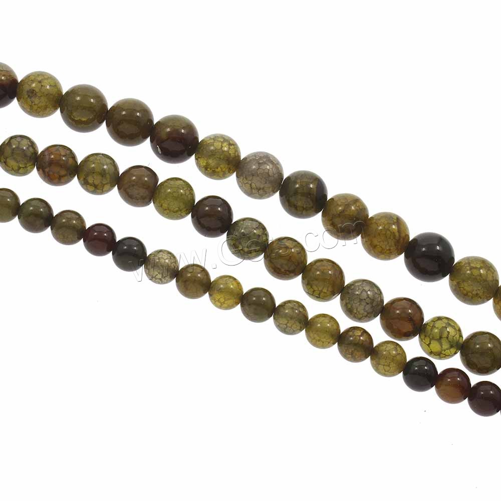 Flat Flower Agate Beads, Round, different size for choice, Hole:Approx 1mm, Length:Approx 15.5 Inch, Sold By Strand