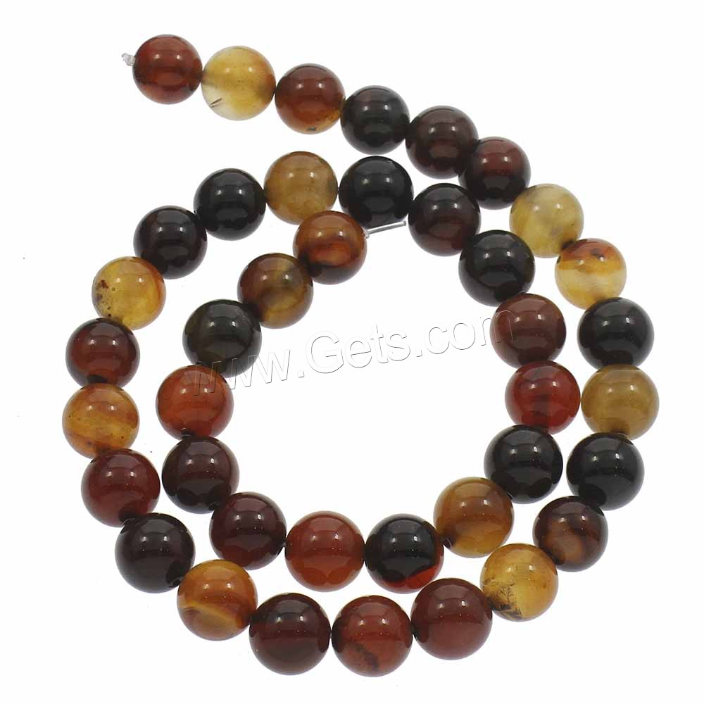 Natural Miracle Agate Beads, Round, different size for choice, Hole:Approx 1mm, Length:Approx 15.5 Inch, Sold By Strand