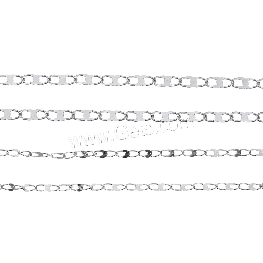 Fashion Stainless Steel Necklace Chain, different size for choice & mariner chain, original color, Sold By m
