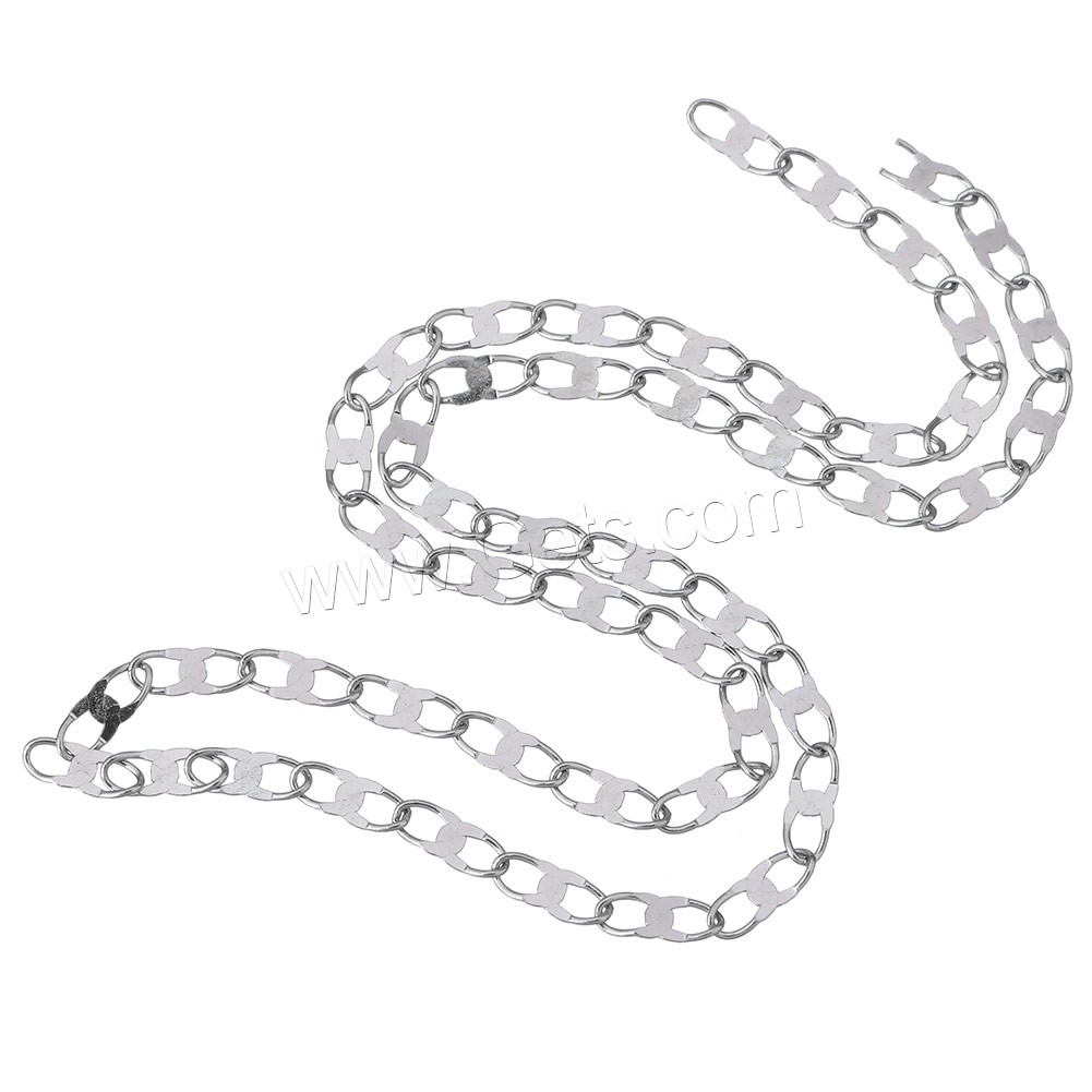 Мода нержавеющей стали ожерелье цепь, нержавеющая сталь, разный размер для выбора & Маринер цепь, оригинальный цвет, продается м