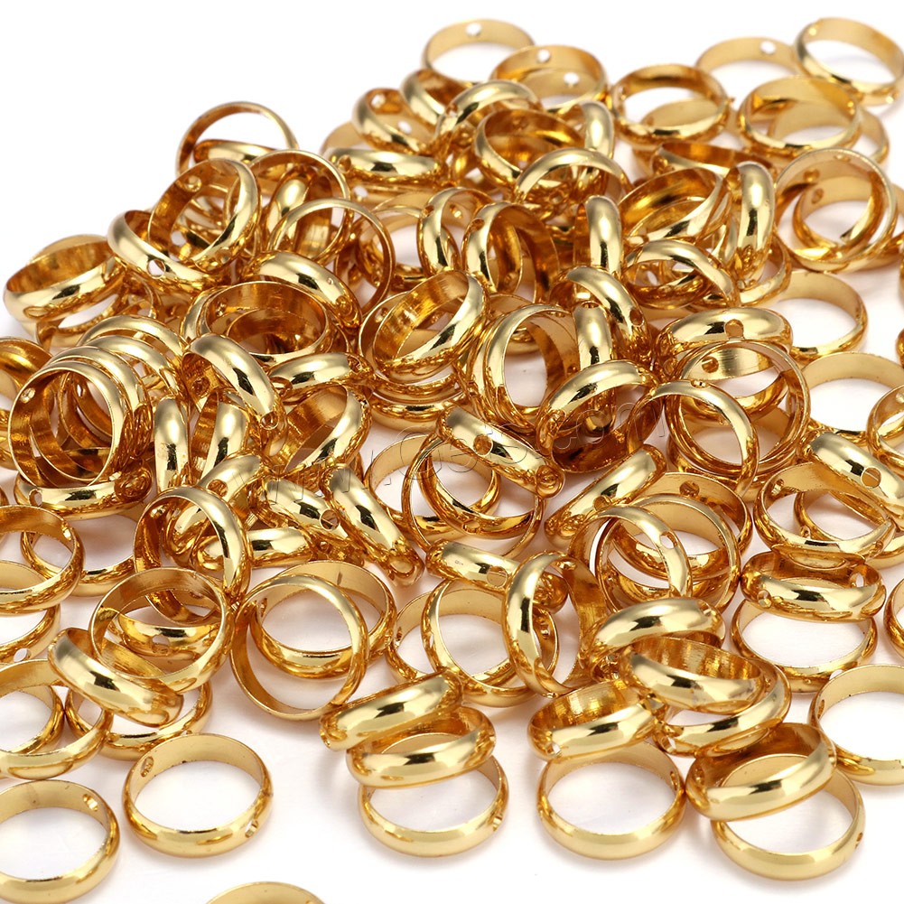 Brass Jewelry Beads, Donut, plated, different size for choice, more colors for choice, Approx 500PCs/Bag, Sold By Bag