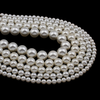 South Sea Shell Beads, Round Approx 1mm Approx 14.5 Inch 