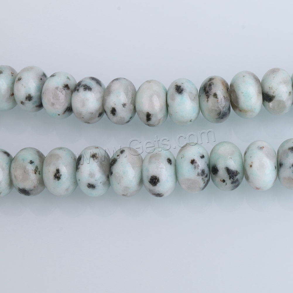 Lotus Jaspis Perlen, Lotos Jaspis, Rondell, natürlich, verschiedene Größen vorhanden, Bohrung:ca. 0.5-2mm, Länge:ca. 15 ZollInch, verkauft von Strang