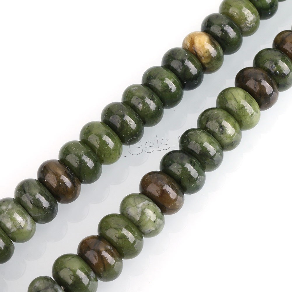 Jade de Taiwan , jade Taiwan, rondelle, naturel, normes différentes pour le choix, Trou:Environ 0.5-2mm, Longueur:Environ 15 pouce, Vendu par brin