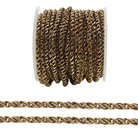 Brass Beading Chains, plated nickel, lead & cadmium free, 3mm 