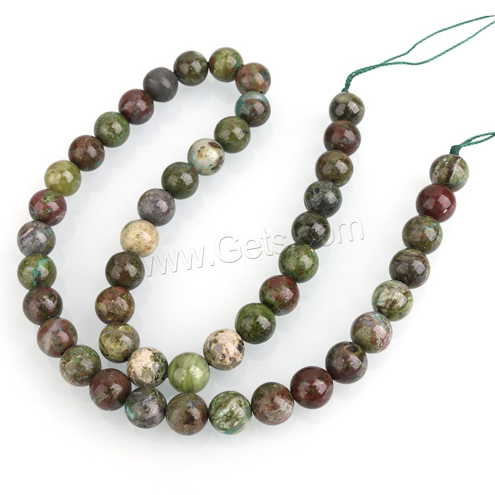 Drachenblut-Jaspis Perlen, Drachen Blutjaspis, rund, natürlich, verschiedene Größen vorhanden, Bohrung:ca. 0.5-2mm, Länge:ca. 15 ZollInch, verkauft von Strang