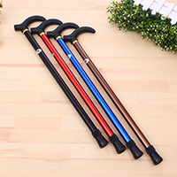 Mountain Sticks, Aluminum, with Plastic, gold color plated, retractable 750-900mm 