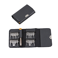Multifunctional Screwdriver, Steel, with PU Leather, plated 