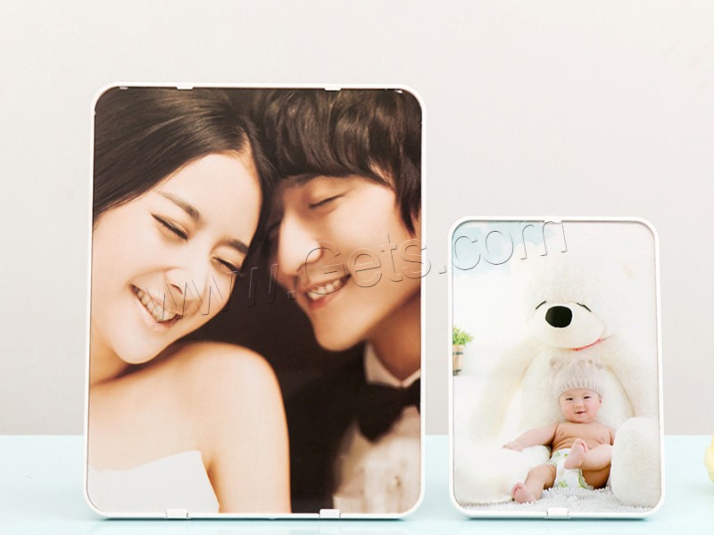 Plastic Photo Frame, ABS Plastic, Rectangle, Tabletop Frame & different size for choice, Sold By PC
