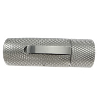 Stainless Steel Bayonet Clasp, Tube, plated 