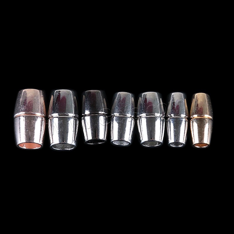 Zinklegierung Magnetverschluss, plattiert, verschiedene Größen vorhanden, keine, frei von Blei & Kadmium, 10PCs/Tasche, verkauft von Tasche