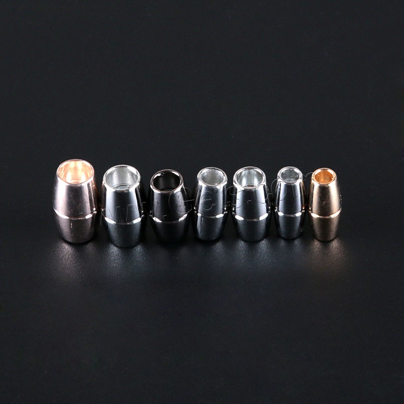 Zinklegierung Magnetverschluss, plattiert, verschiedene Größen vorhanden, keine, frei von Blei & Kadmium, 10PCs/Tasche, verkauft von Tasche