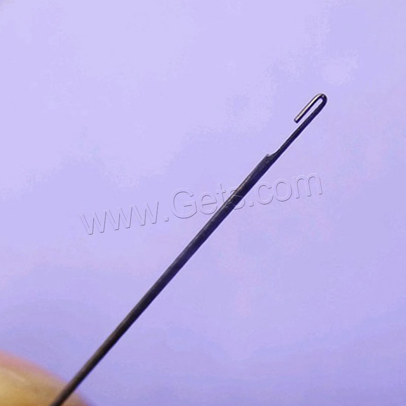 Stahl Open Eye Pin, Platinfarbe platiniert, verschiedene Größen vorhanden, 10PCs/Tasche, verkauft von Tasche