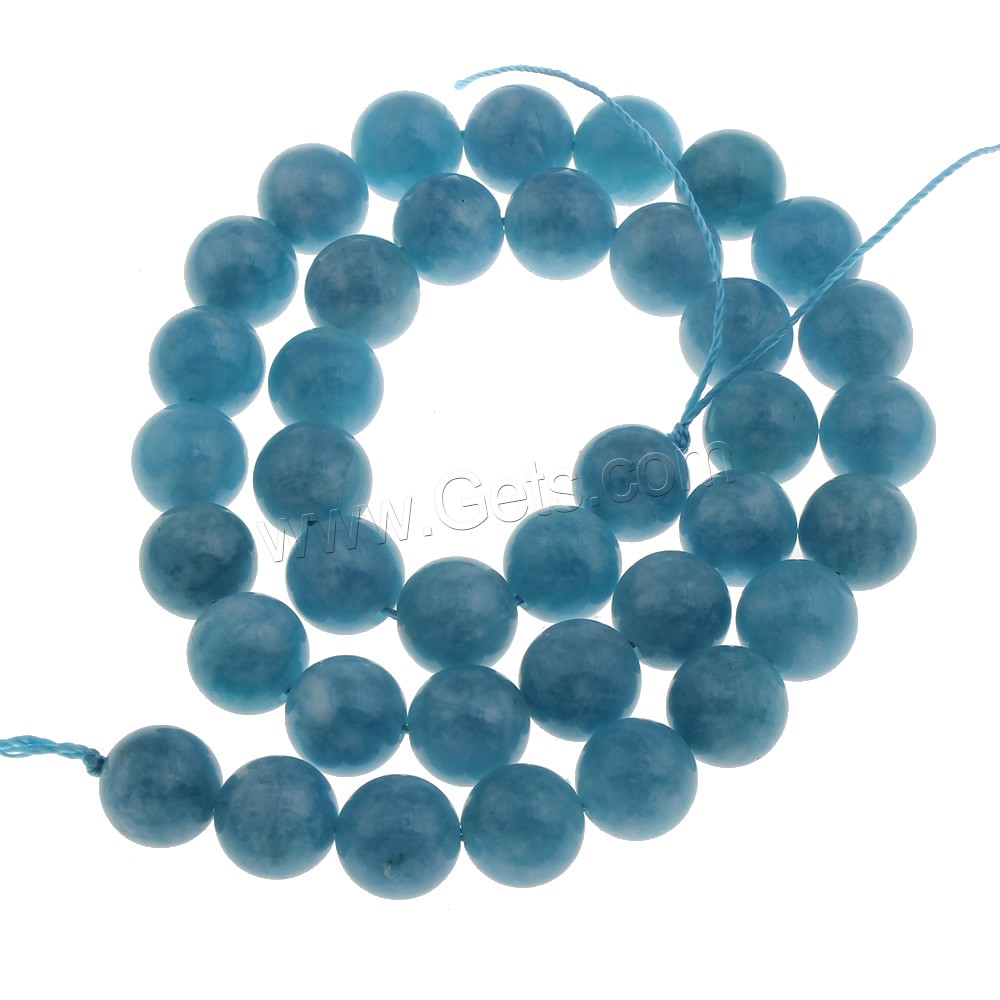 Aquamarine Beads, Round, March Birthstone & different size for choice, Hole:Approx 1mm, Length:Approx 15.5 Inch, Sold By Strand