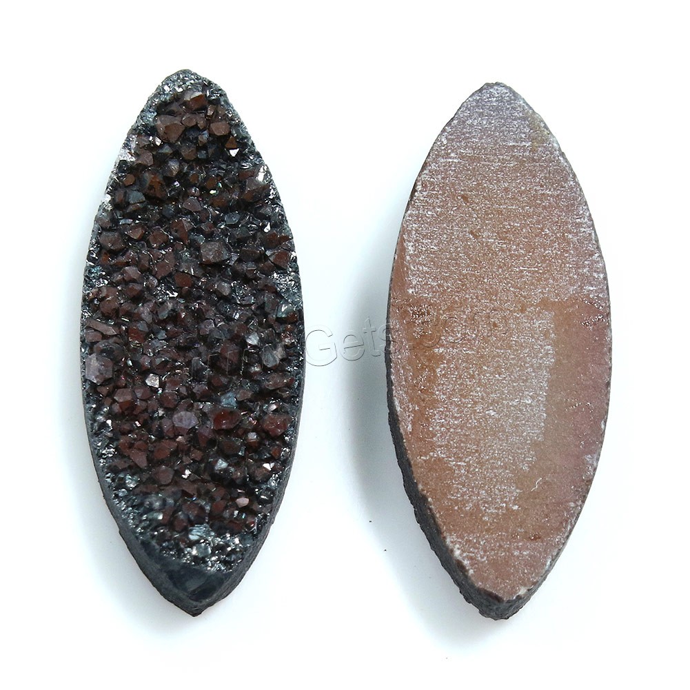 Ice Quartz Agate Cabochon, Horse Eye, natural & druzy style & different size for choice & flat back, Sold By PC