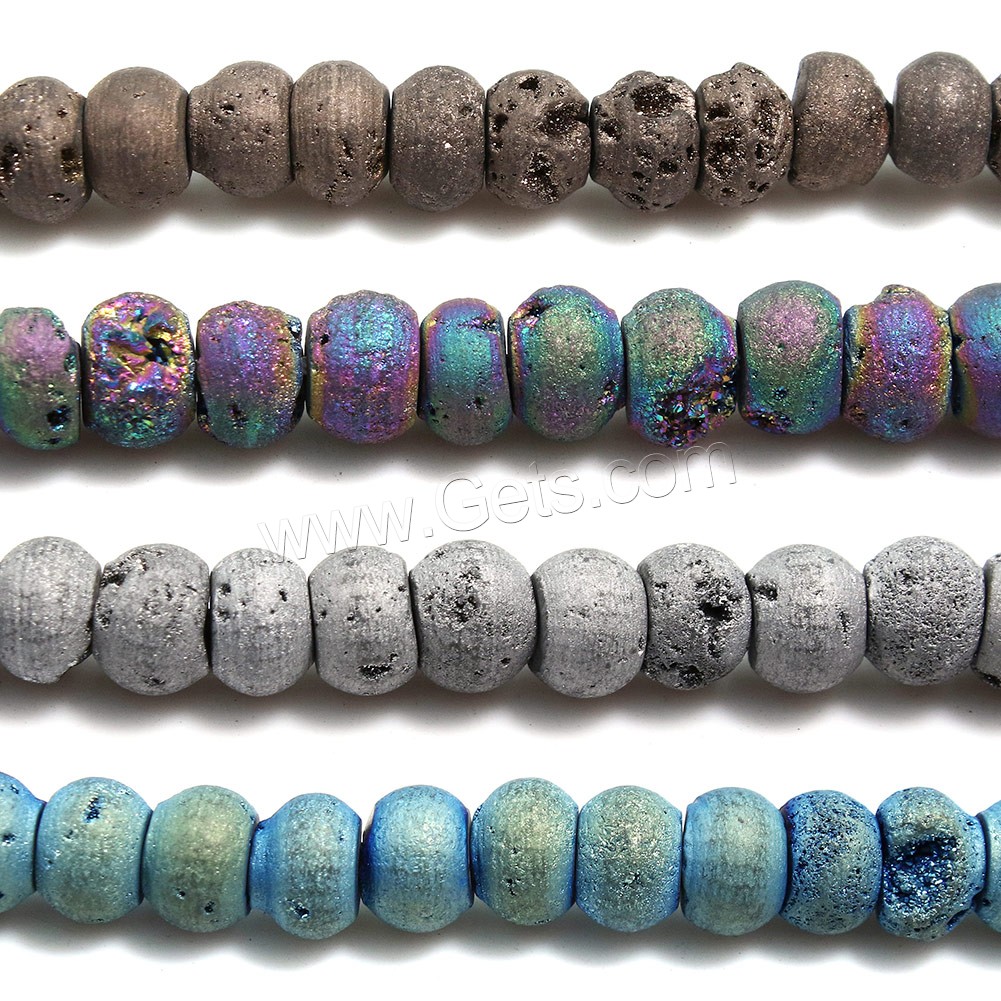 Achat Perlen, Rad, verschiedene Größen vorhanden, keine, Bohrung:ca. 1mm, Länge:ca. 8 ZollInch, verkauft von Strang