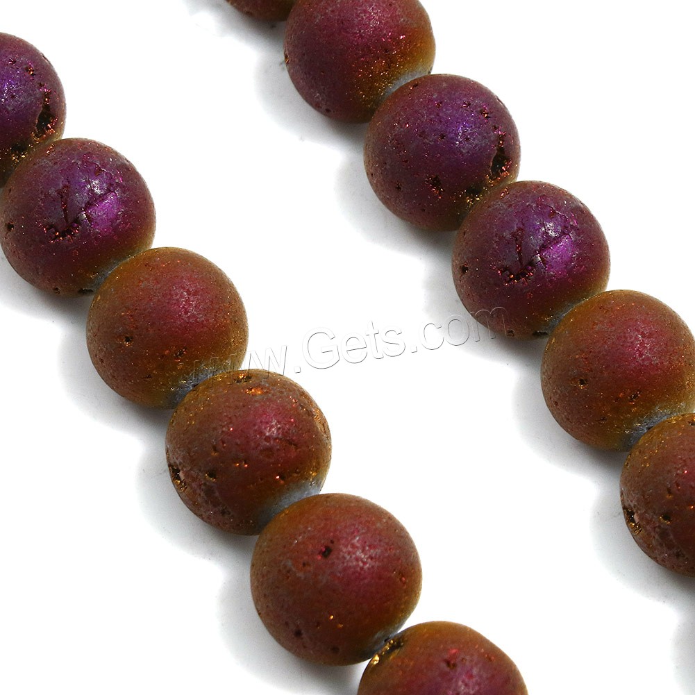 Agate Beads, Round, different size for choice, more colors for choice, Hole:Approx 1mm, Length:Approx 16 Inch, Sold By Strand
