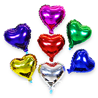 Алюминиевая фольга аэростат, Сердце, Много цветов для выбора, 333mm, продается PC