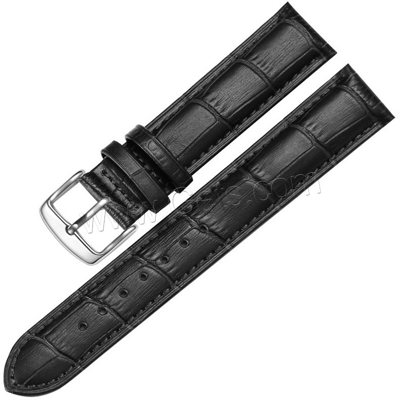 ステンレス鋼腕時計バンド, 牛皮革, とともに ステンレス, 異なるサイズの選択, 無色, 売り手 パソコン