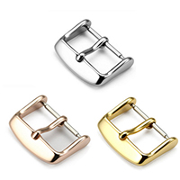 Stainless Steel Watch Band Clasp, plated 