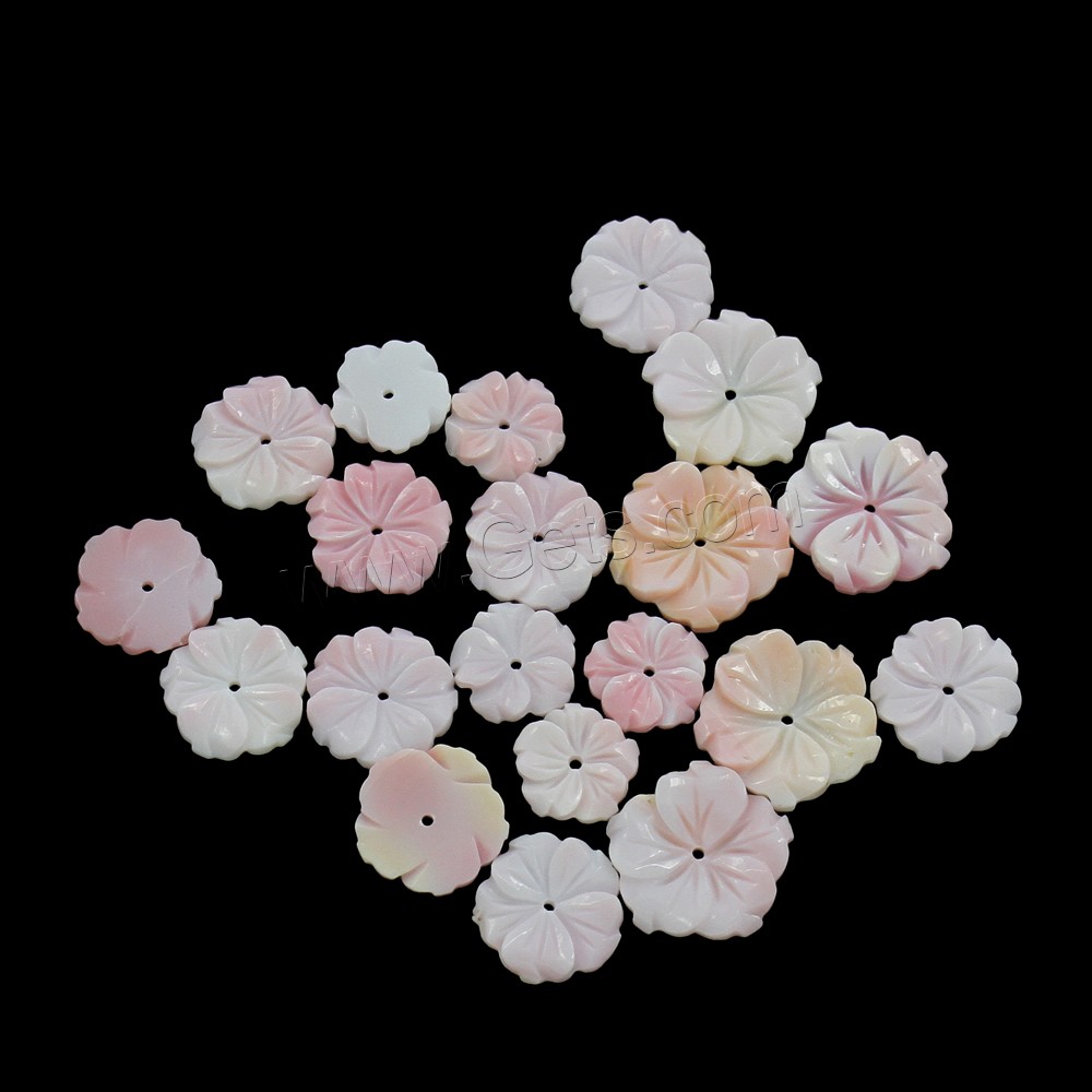 Peristernia Incarnata Beads, Flower, Hole:Approx 1mm, Sold By PC