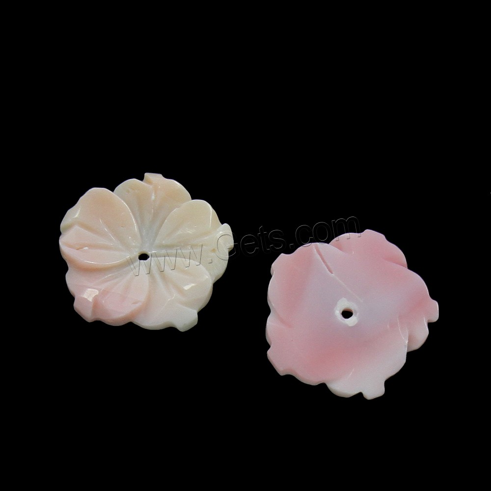 Peristernia Incarnata Beads, Flower, Hole:Approx 1mm, Sold By PC