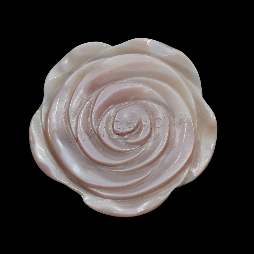 Perles de coquillage rose naturel, coquille rose, fleur, normes différentes pour le choix & aucun trou, Vendu par PC