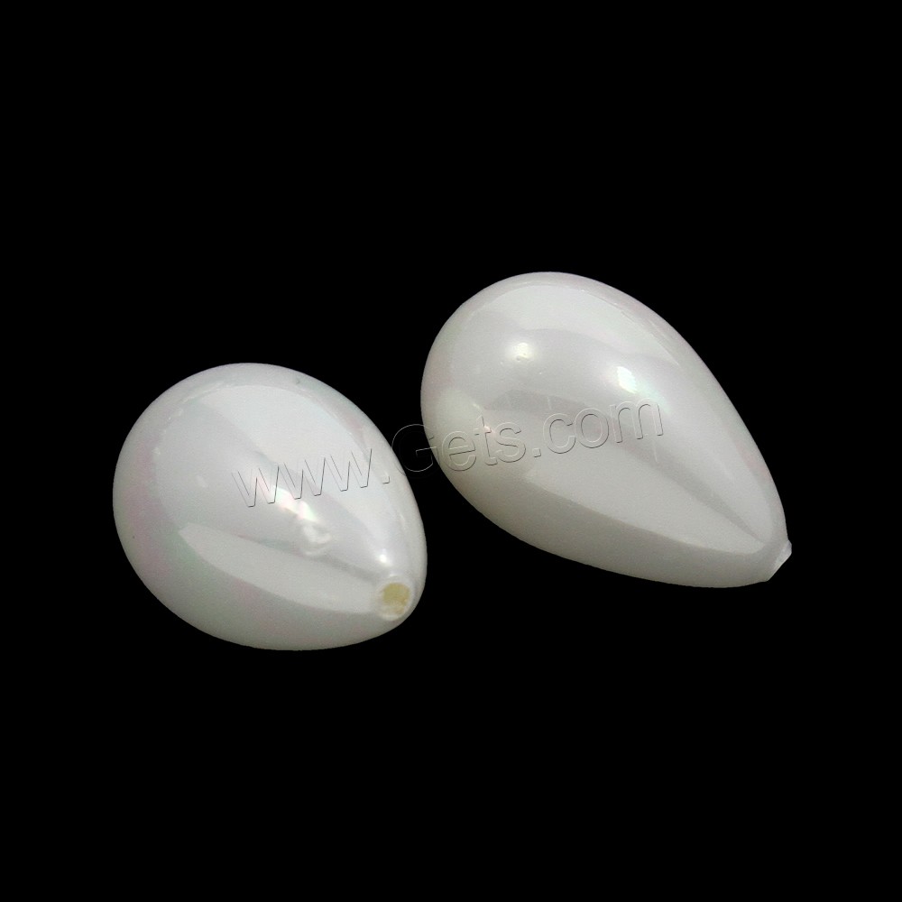 Perles de coquillage moitié percés, Shell Pearl, normes différentes pour le choix & semi-foré, Trou:Environ 1mm, Vendu par PC