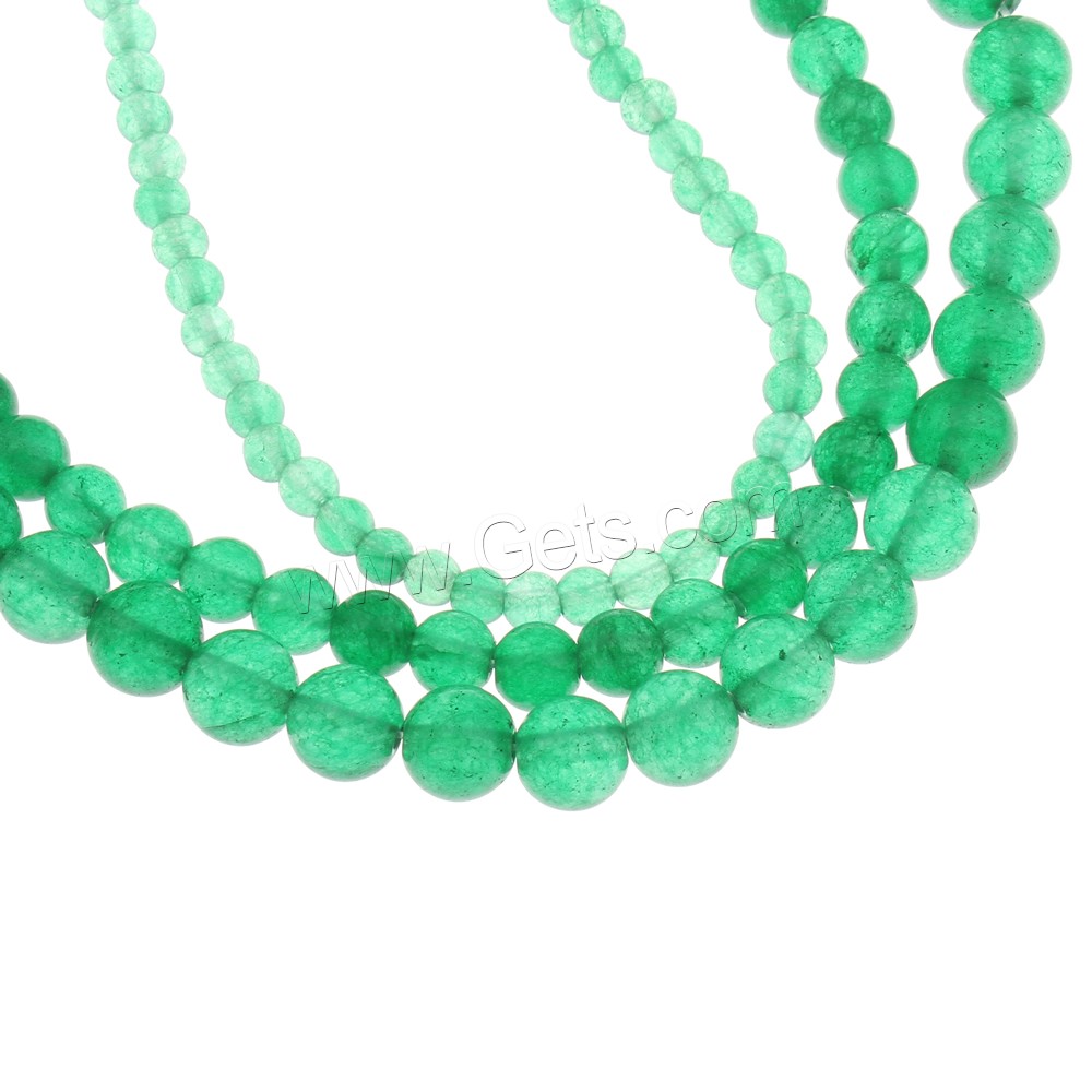 Jade Malaysia Bead, Round, different size for choice, Hole:Approx 1mm, Length:Approx 14.5 Inch, Sold By Strand