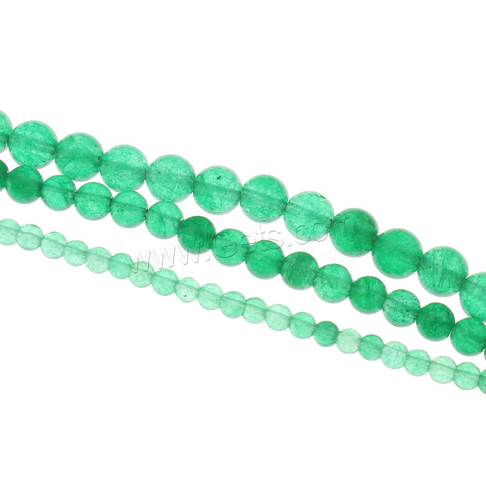 Jade Malaysia Bead, Round, different size for choice, Hole:Approx 1mm, Length:Approx 14.5 Inch, Sold By Strand