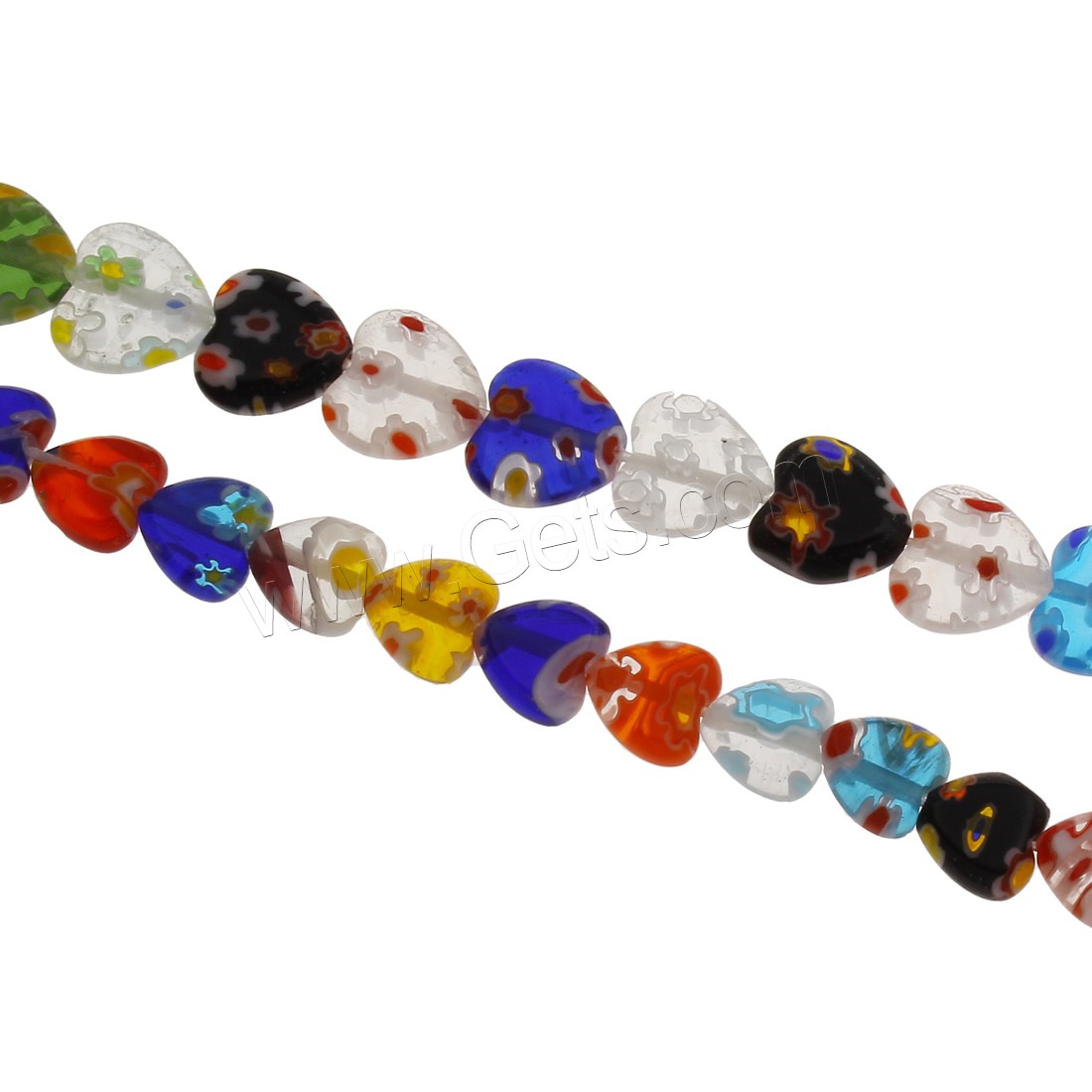 Millefiori Glass Beads, Millefiori Lampwork, Flat Round, handmade, different size for choice, Hole:Approx 1mm, Length:Approx 13 Inch, Sold By Strand