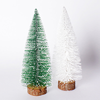 Wholesale Christmas Tree to Decorate your house, Plastic, with Flocking Fabric & Wood, Christmas jewelry 