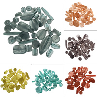 Acryl Schmuck Perlen, keine, 19.5x22.5x8.5mm-4x12.5x4mm, Bohrung:ca. 1-1.5mm, 500G/Tasche, verkauft von Tasche