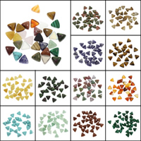 Edelstein Cabochons, Dreieck, verschiedenen Materialien für die Wahl, 10x9.5x5.5mm, verkauft von PC