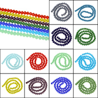Perles en cristal mixte, normes différentes pour le choix & facettes, plus de couleurs à choisir Environ 1mm Environ 15 pouce, Vendu par brin