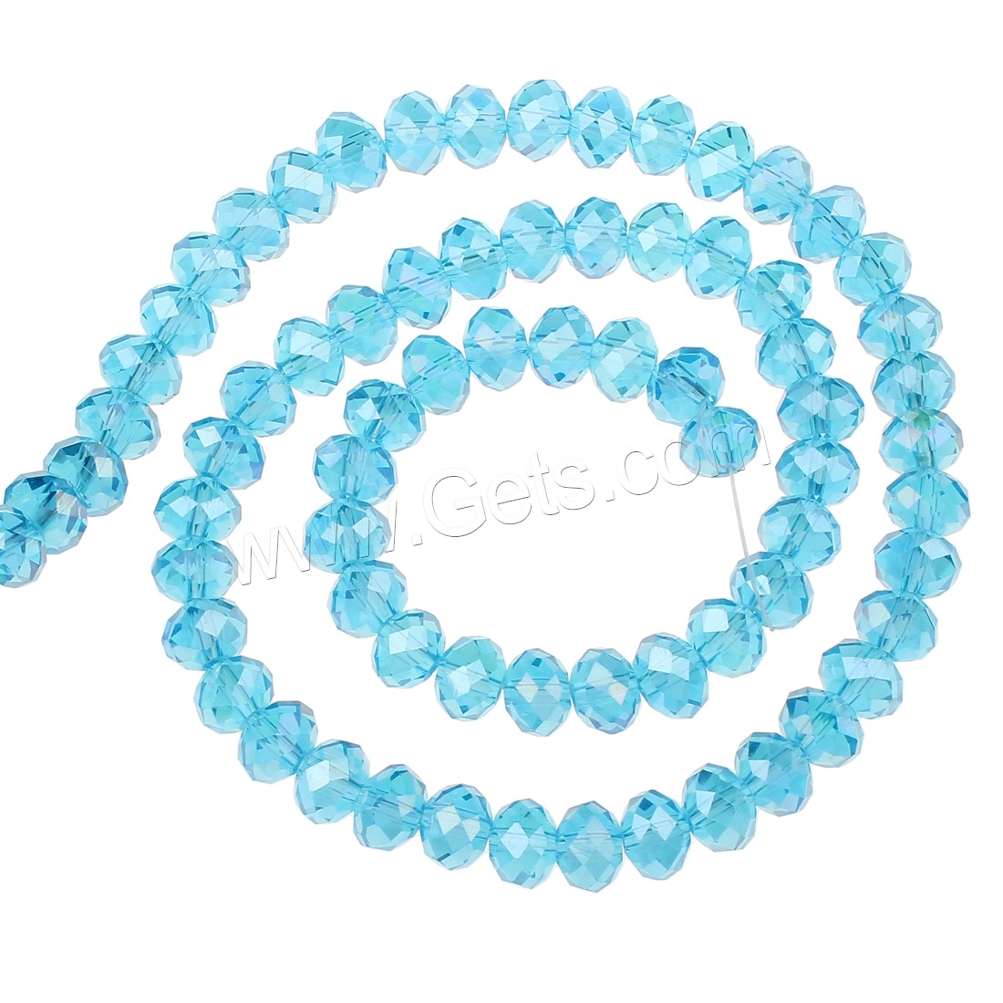 Perles en cristal mixte, Placage de couleur AB, normes différentes pour le choix & facettes, plus de couleurs à choisir, Trou:Environ 1mm, Longueur:Environ 15 pouce, Vendu par brin