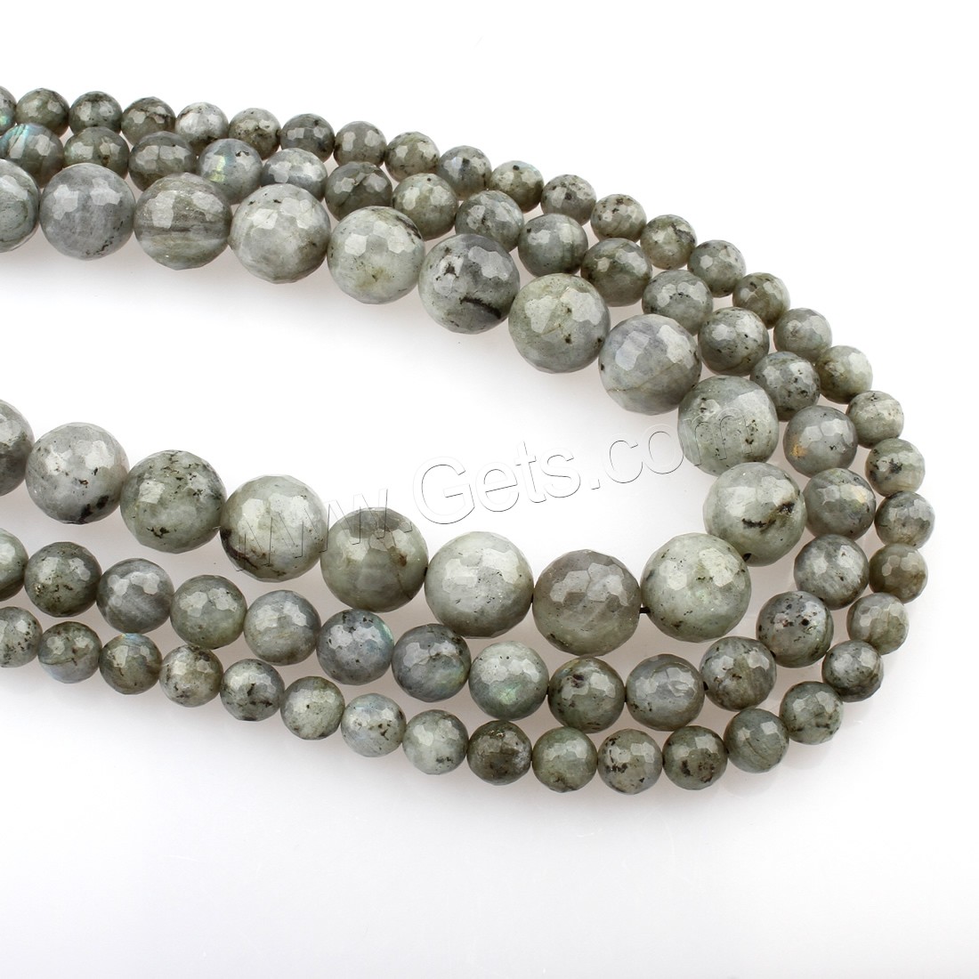 Labradorite Beads, Round, different size for choice & faceted, Hole:Approx 1mm, Length:Approx 15.5 Inch, Sold By Strand