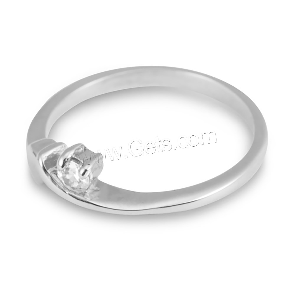 Нержавеющая сталь Rhinestone палец кольцо, нержавеющая сталь, Сердце, разный размер для выбора & Женский & со стразами, оригинальный цвет, 1mm, 3mm, продается PC