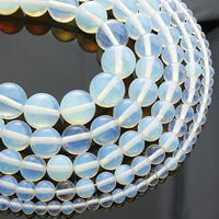 Perles d'opale de mer, Opaline, Rond, normes différentes pour le choix Environ 15 pouce, Vendu par brin