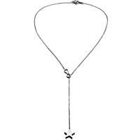 Stainless Steel Jewelry Necklace, with 1.9lnch extender chain, Star, oval chain & for woman, original color, 11mm Approx 14.5 Inch 