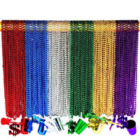 Plastic Sweater Necklace, UV plating, random style & Unisex, mixed colors, 8mm Approx 33 Inch 