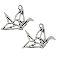 Zinc Alloy Jewelry Pendants, Thousand Origami Cranes, antique silver color plated, lead & cadmium free Approx 1.5mm, Approx 