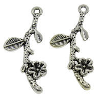 Zinc Alloy Jewelry Pendants, Branch, antique silver color plated, lead & cadmium free Approx 1.5mm, Approx 