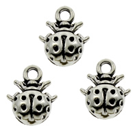 Zinc Alloy Animal Pendants, Ladybug, antique silver color plated, lead & cadmium free Approx 2mm, Approx 