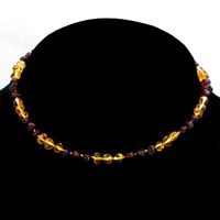 Имитированная Янтарная ожерелье, янтарь, натуральный, для детей, Много цветов для выбора, 330mm, длина:Приблизительно 13 дюймовый, продается Strand