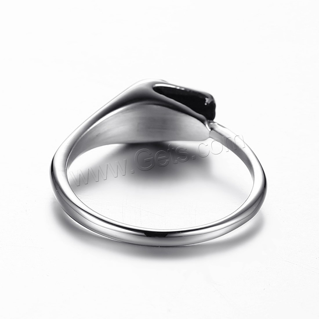 Stainless Steel Finger Ring, Snake, different size for choice & for woman, original color, 6.7mm, Sold By PC